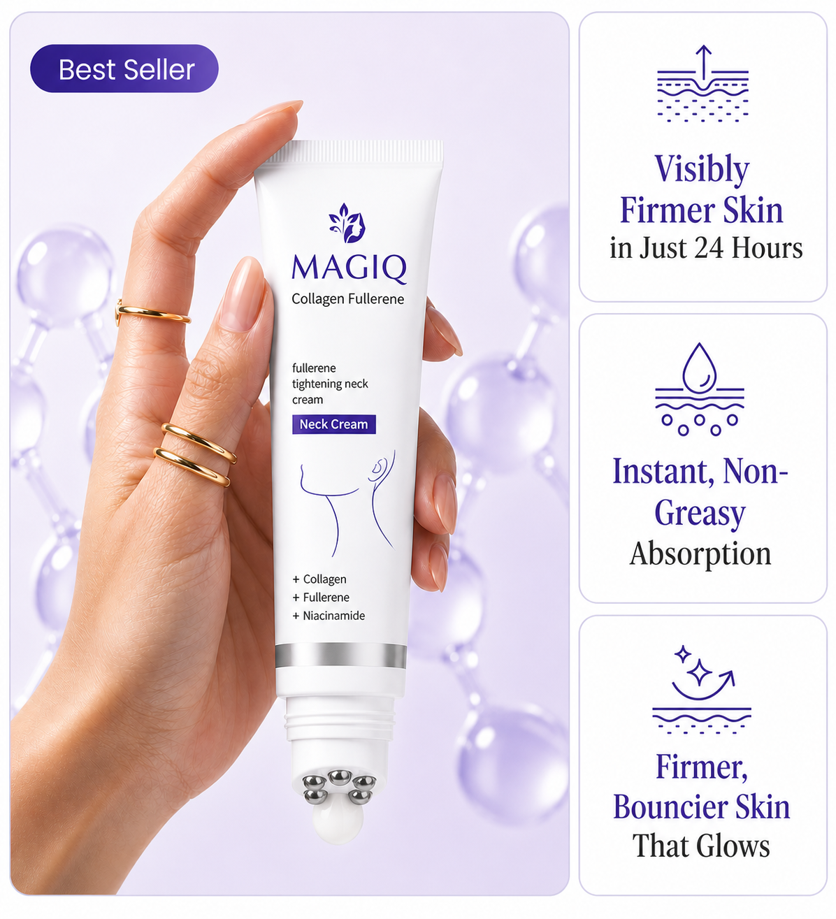 🏆Flash Sale⚡Collagen Fullerene Tightening Neck Cream
