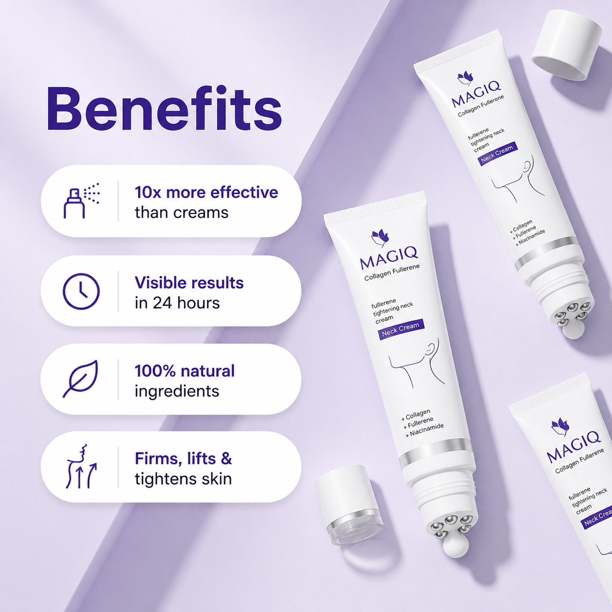 🏆Flash Sale⚡Collagen Fullerene Tightening Neck Cream