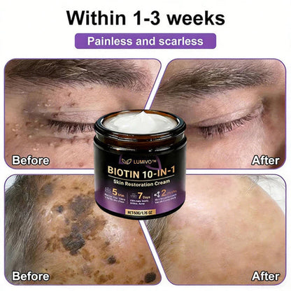 Ends Today: 80% OFF!✨LUMIVO® Biotin 10-in-1 Skin Restoration Cream 🍀Made and Shipped from USA